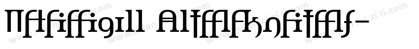 Roadkill Alternates字体转换